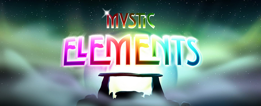 Start your day with the power of the elements with the Mystic Elements slot machine. 5 reels and 10 paylines gives you free spins, Mystic Symbols and Light Symbols that could give you a lucrative progressive jackpot! 
