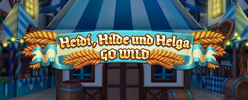 The reels of Heidi, Hilde und Helga Go Wild are filled with pints of beer and beautiful women. Wilds and Free Spins features award prizes up to 1,000x.