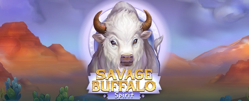 Journey through the vast American wilderness, crammed with iconic creatures, when you spin the reels of Savage Buffalo Spirit. 