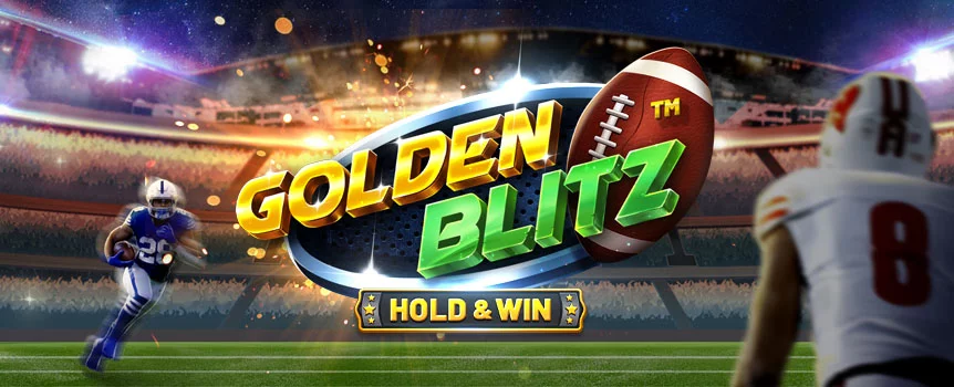 Get ready to hike the ball and race toward the endzone in the Golden Blitz online slot game at Cafe Casino, which offers 243 ways to win.