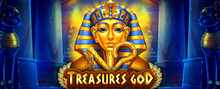 Step into the world of pharaohs with the Treasures God online slot at Cafe Casino. Spin the reels and you might just hit the game’s giant 1,000x jackpot!