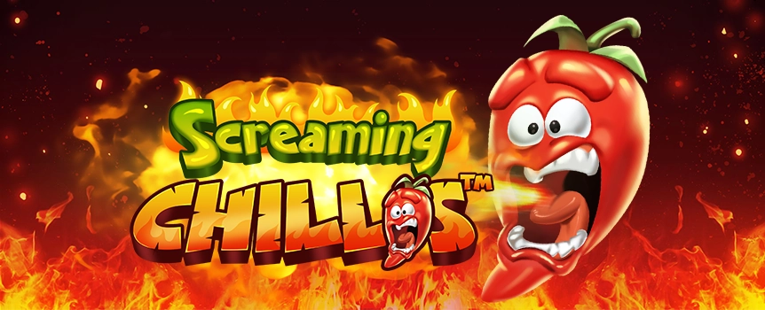Screaming Chillis is a Mexican-inspired video slot that offers multiplier rewards, free spins, and win potential of up to 25,000x! Try it today at Cafe Casino!