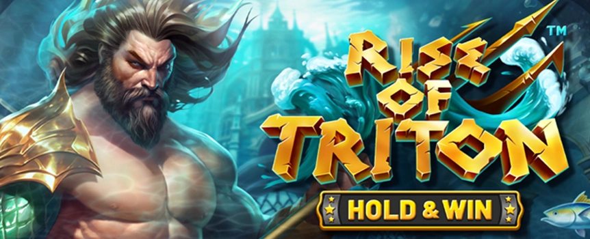Discover the underwater world in the Rise of Triton online slot at Cafe Casino. Spin the reels, launch great bonus features, and win up to 4,100x your bet!
