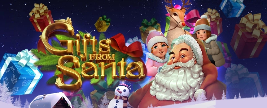 Get into the Christmas spirit with the Gifts from Santa online slot at Cafe Casino. Will Santa bring you big wins? Find out when you play the game today!